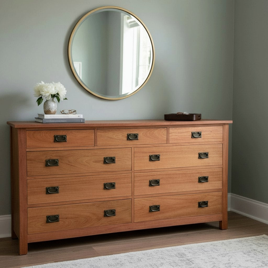 Nine Drawer Dresser