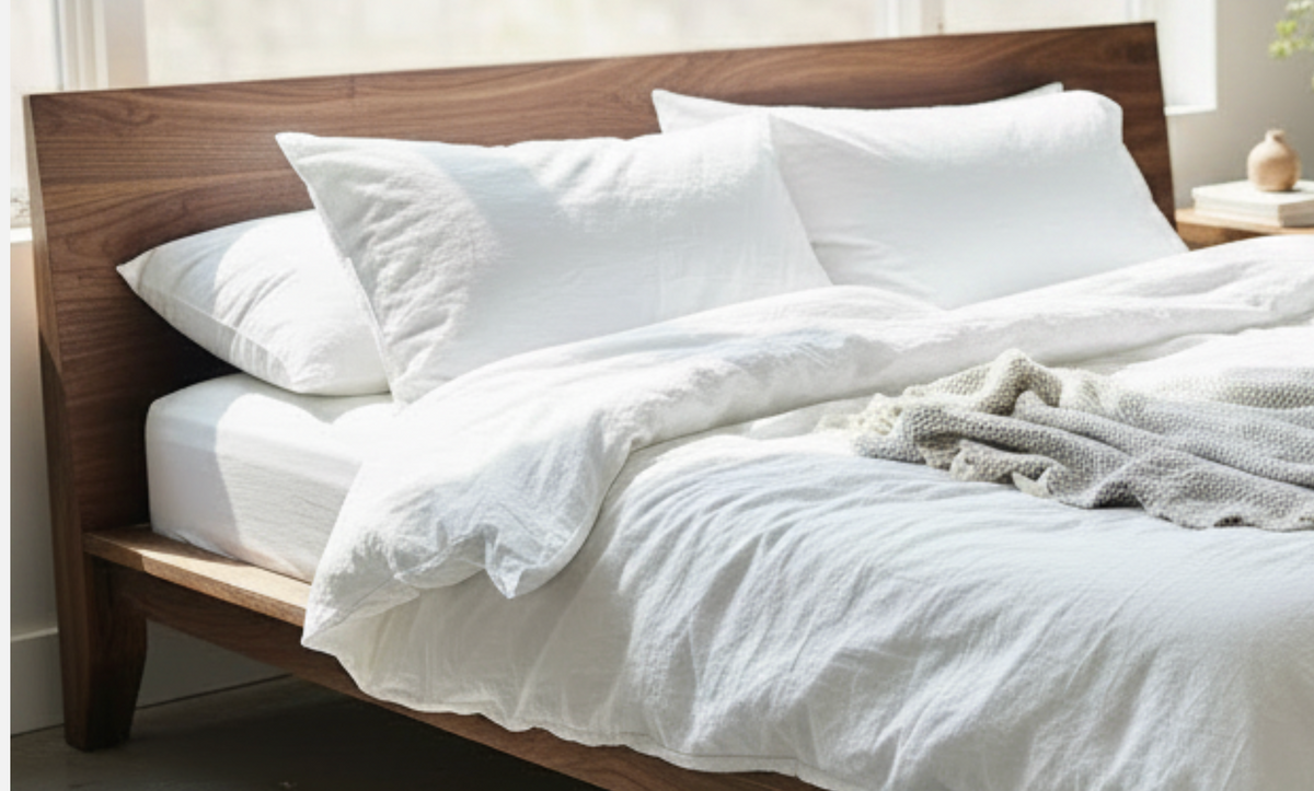 Japanese Castle Joint Bed - Solid Hardwood Platform Bed