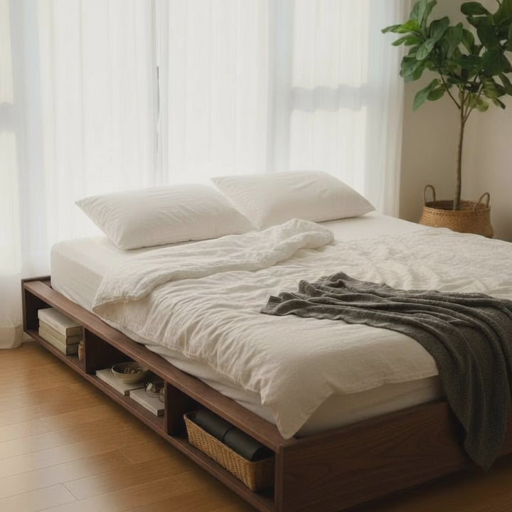 bella storage platform bed