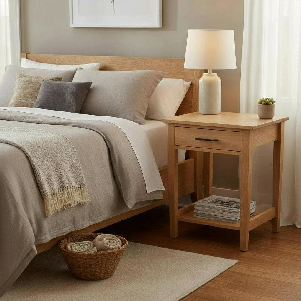 Shaker One Drawer with Shelf