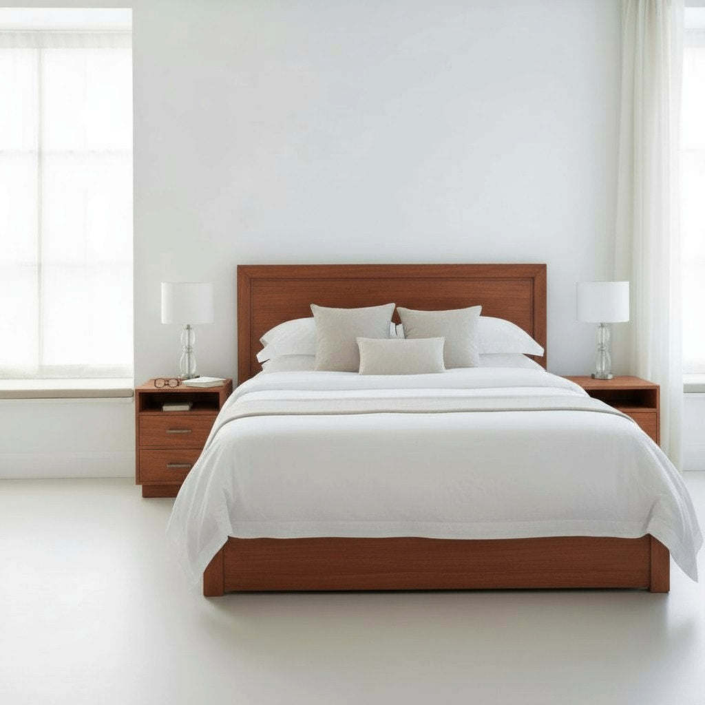 Modern Two Drawer Nightstand