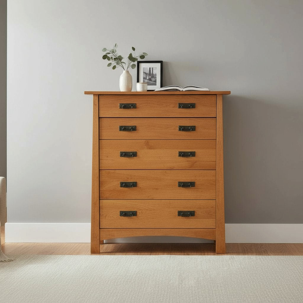 Five Drawer Tower Dresser