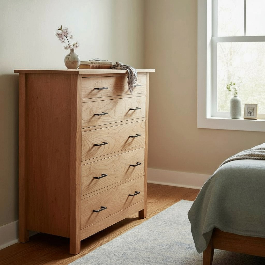 Five Drawer Tower Dresser