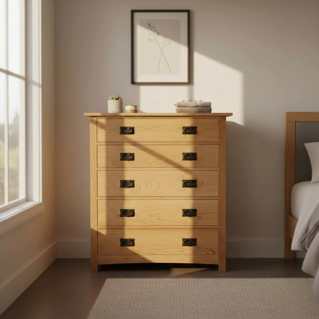 Five Drawer Tower Dresser