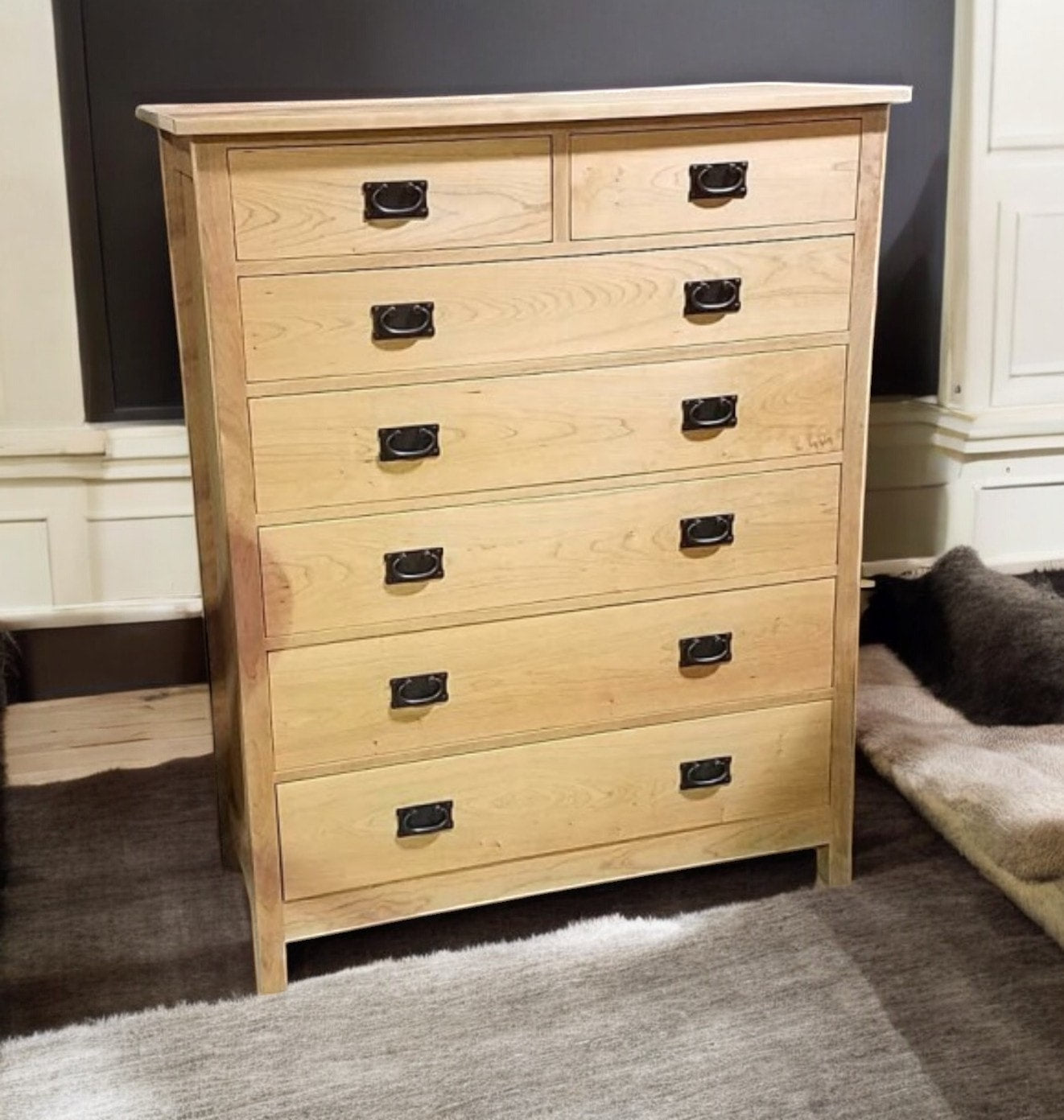 Seven Drawer Tower Dresser