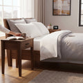 One Drawer Contemporary Nightstand