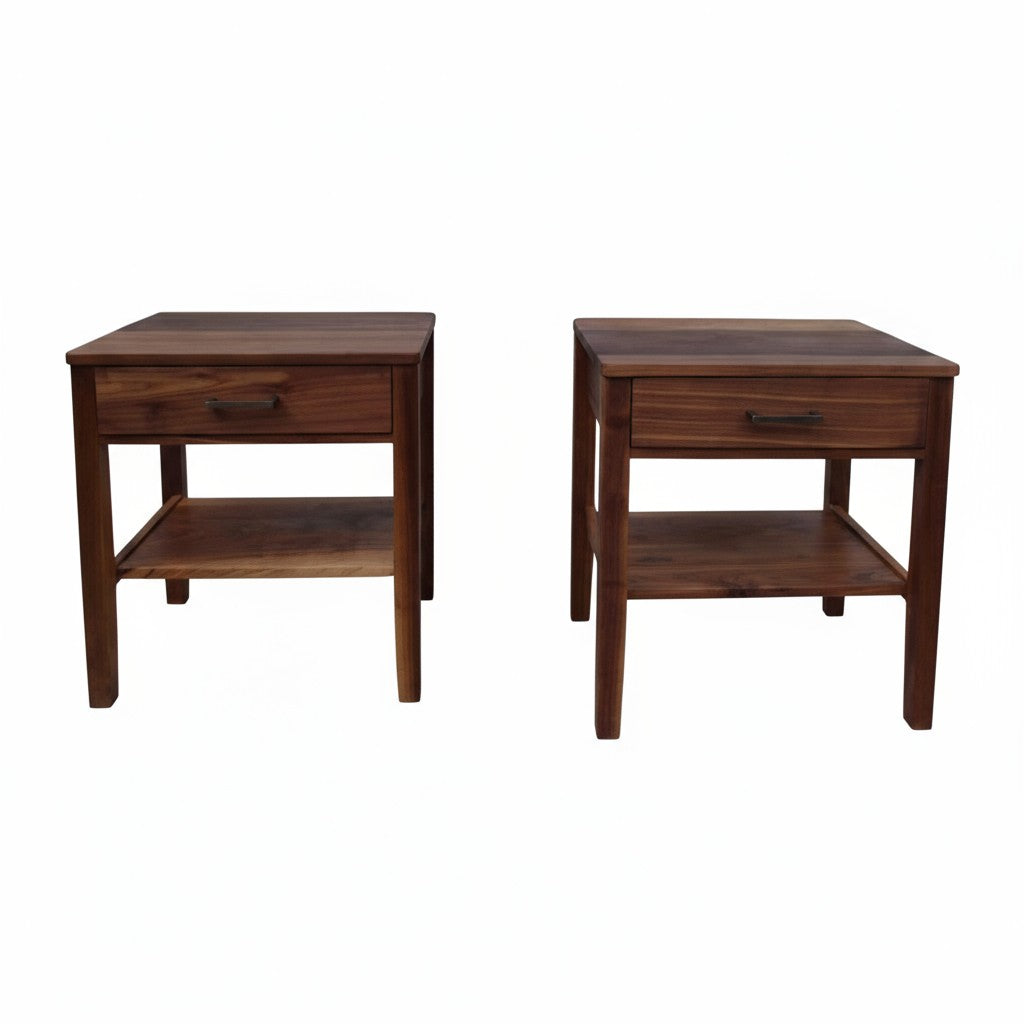 One Drawer Contemporary Nightstand
