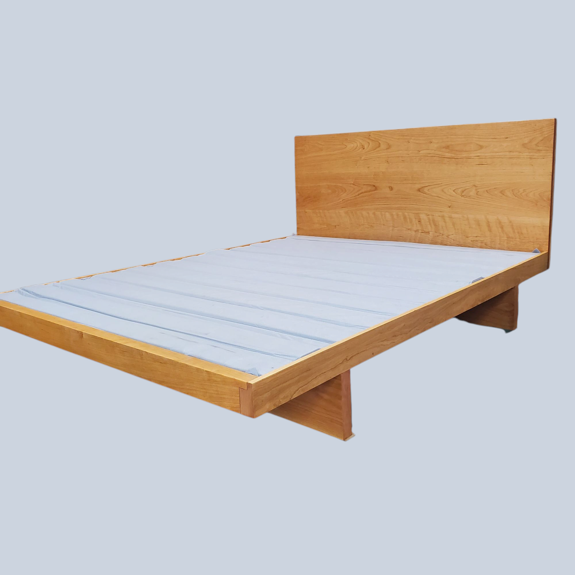 Japanese Kyoto Bed with Headboard
